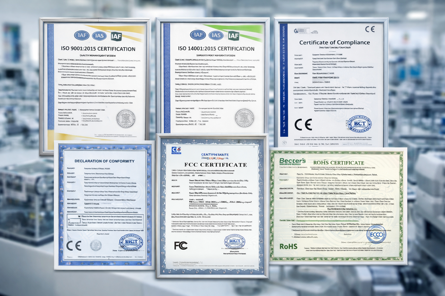 Certificates